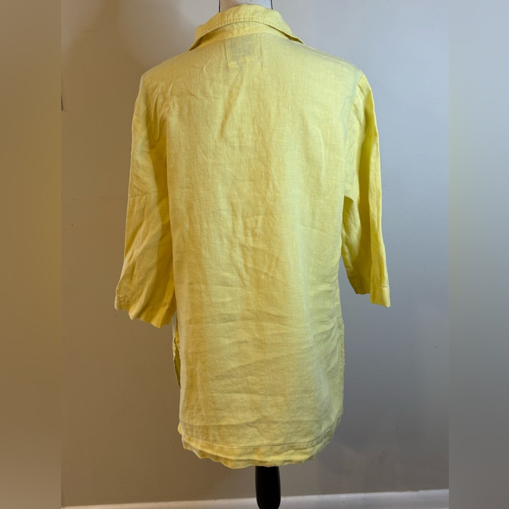 In The Wash yellow tunic top SZ M - Picture 4 of 11